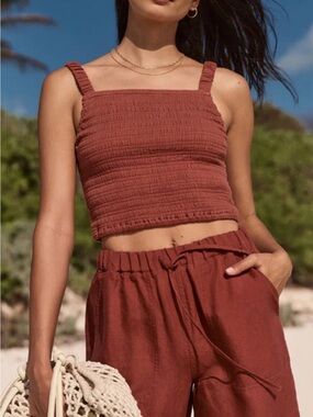 Marine Layer Lila Tank - Rust - XS